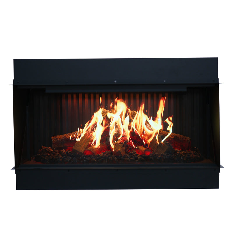 Aurora X72 72" Holographic Smart Electric Fireplace | 3-Sided Luxury Fireplace for Modern Living