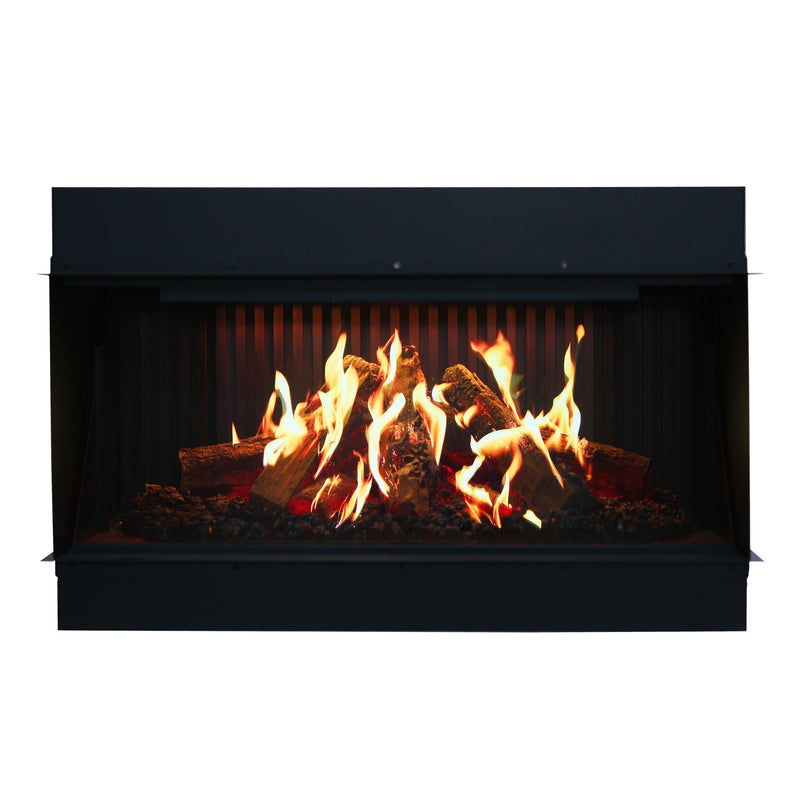 Aurora X72 72" Holographic Smart Electric Fireplace | 3-Sided Luxury Fireplace for Modern Living