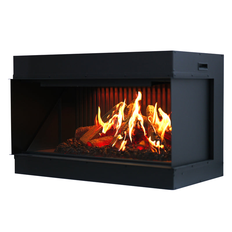 Aurora X72 72" Holographic Smart Electric Fireplace | 3-Sided Luxury Fireplace for Modern Living