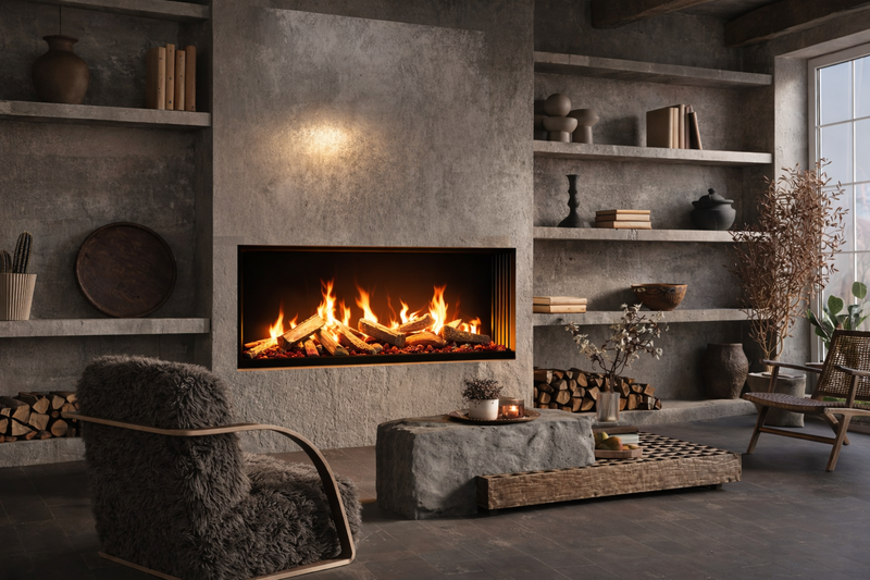 Aurora X60 60-Inch 3D Holographic Built-In Electric Fireplace | Litedeer Homes