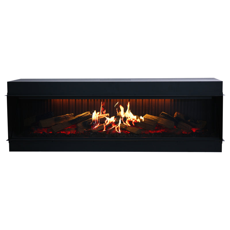 Aurora X72 72" Holographic Smart Electric Fireplace | 3-Sided Luxury Fireplace for Modern Living