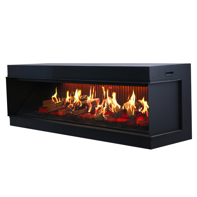 Aurora X72 72" Holographic Smart Electric Fireplace | 3-Sided Luxury Fireplace for Modern Living
