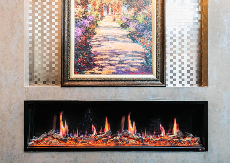 🔥 Litedeer Homes Alpine Series 60-Inch Ultra-Slim Electric Fireplace with App (Model: ZEF60VL) 🔥 - Litedeer Homes