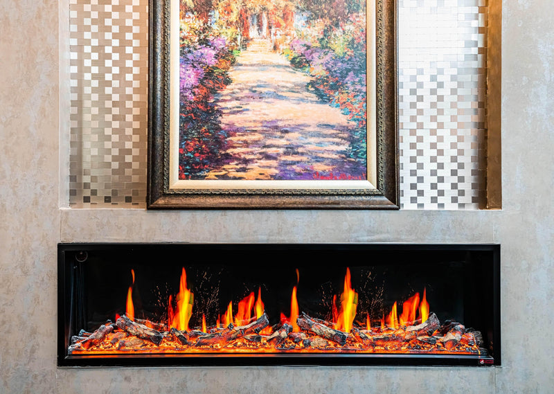 🔥 Litedeer Homes Alpine Series 60-Inch Ultra-Slim Electric Fireplace with App (Model: ZEF60VL) 🔥 - Litedeer Homes