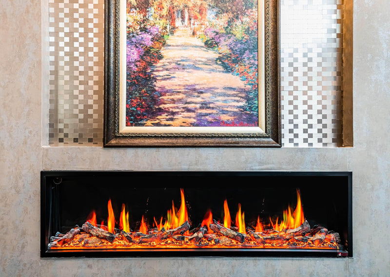 🔥 Litedeer Homes Alpine Series 60-Inch Ultra-Slim Electric Fireplace with App (Model: ZEF60VL) 🔥 - Litedeer Homes