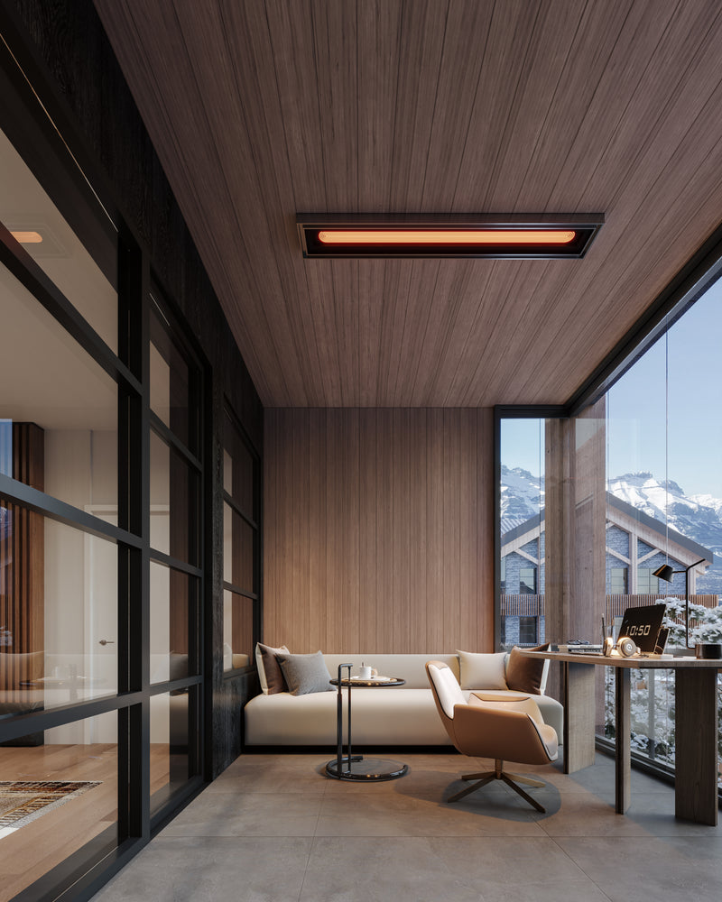 Altura 60" Linear Patio Heater | 2800W Infrared Electric Outdoor Heater, Wall & Ceiling Mounted, Smart Control, IP55 Weatherproof