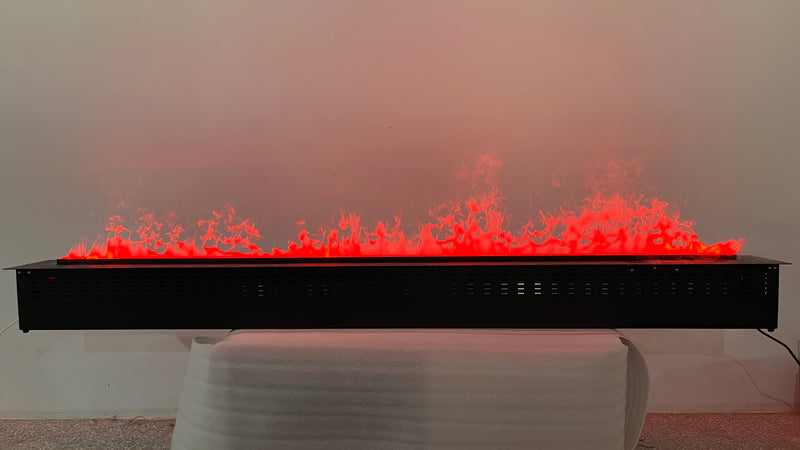 Litedeer Homes Mercury VEW100A XL Large 100-Inch 3D Water Vapor Smart Electric Fireplace Cassette