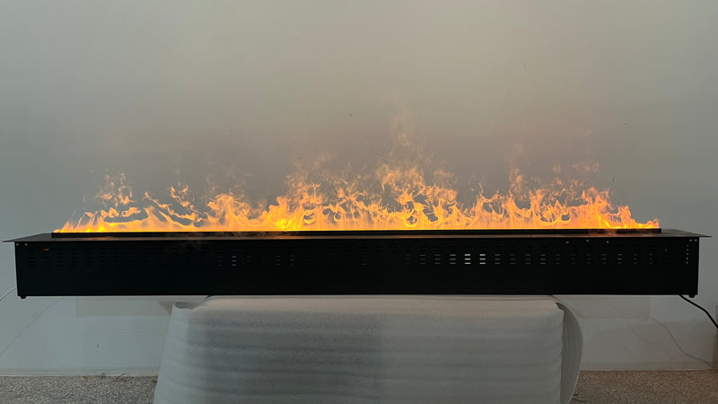 Litedeer Homes Mercury VEW100A XL Large 100-Inch 3D Water Vapor Smart Electric Fireplace Cassette