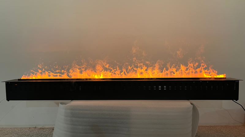 Litedeer Homes Mercury VEW100A XL Large 100-Inch 3D Water Vapor Smart Electric Fireplace Cassette