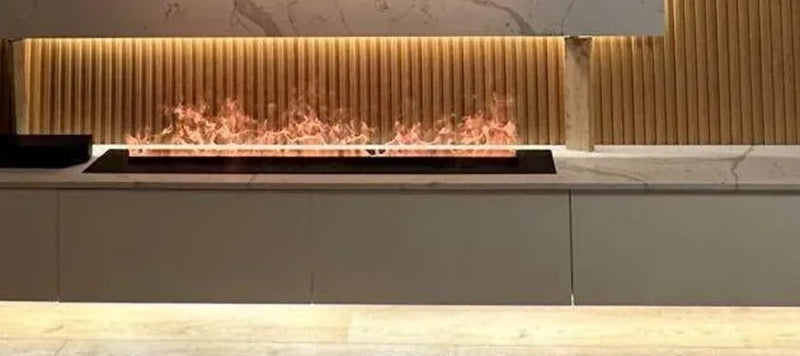 Mercury VEW40A 40-Inch 3D Water Vapor Fireplace Cassette | 4-Sided Smart Fireplace