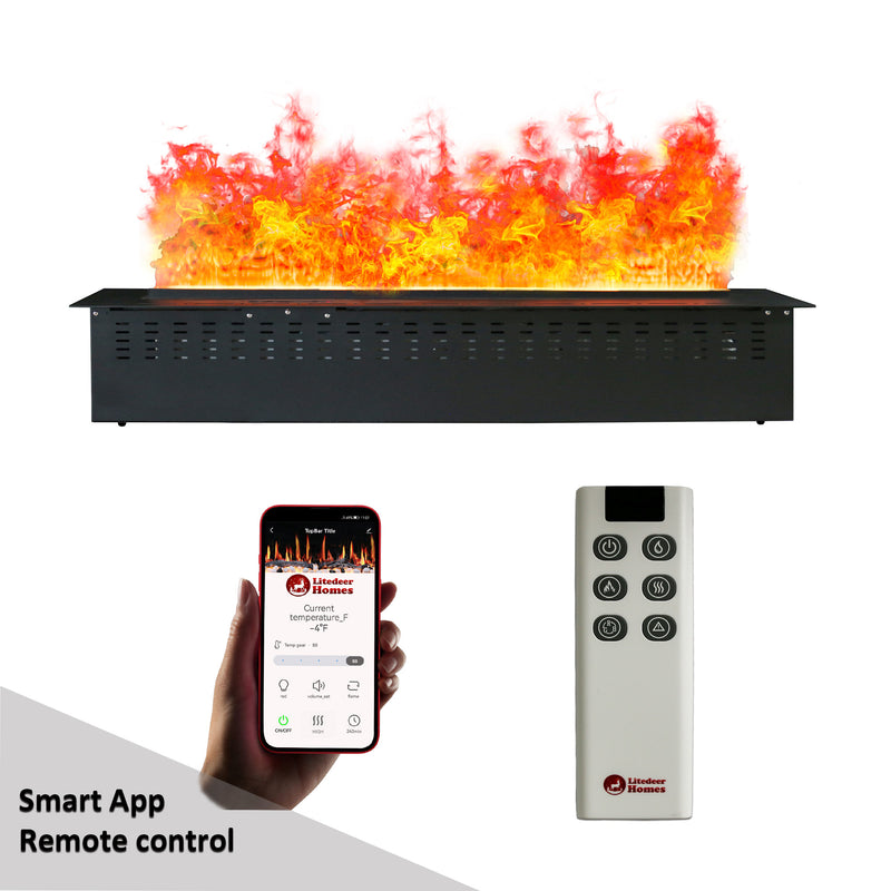 Remote Control for Litedeer Homes Mercury Water Vapor Smart Fireplace Cassette | VEW40A–VEW100A