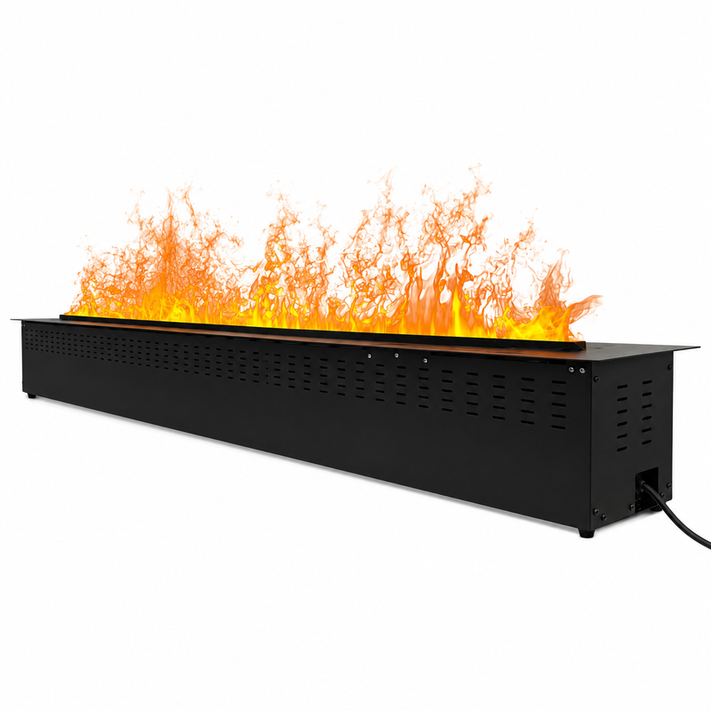Litedeer Homes Mercury VEW100A XL Large 100-Inch 3D Water Vapor Smart Electric Fireplace Cassette