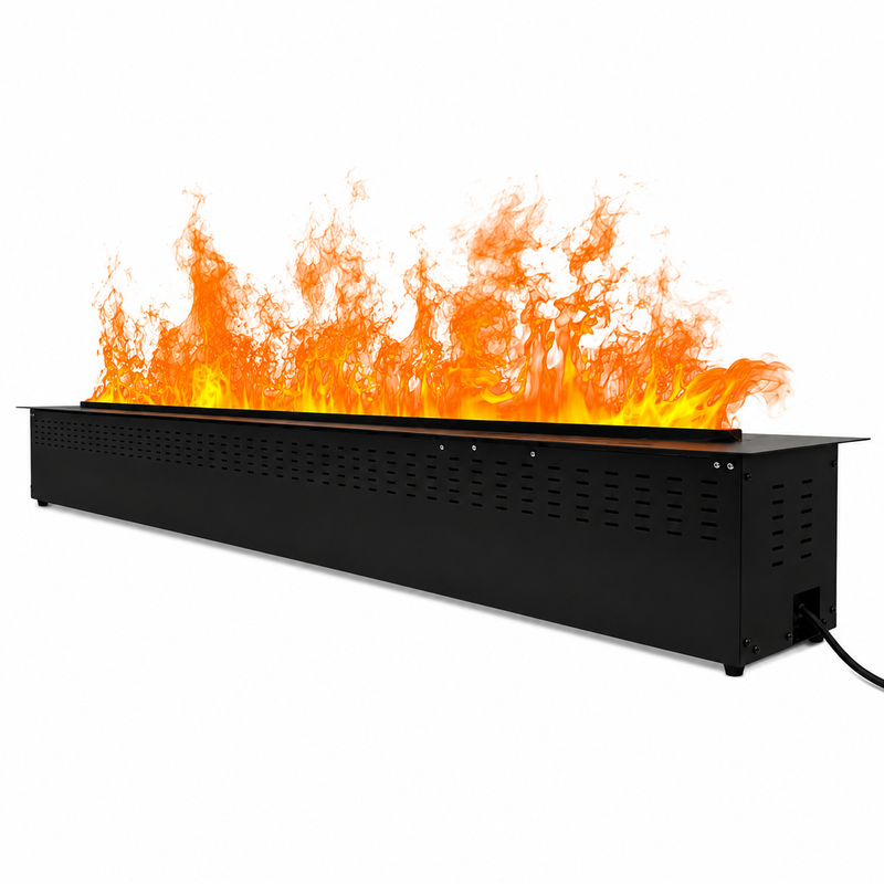 Litedeer Homes Mercury VEW100A XL Large 100-Inch 3D Water Vapor Smart Electric Fireplace Cassette