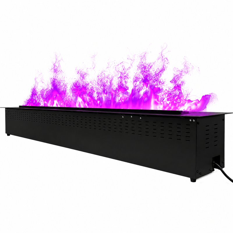 Litedeer Homes Mercury VEW100A XL Large 100-Inch 3D Water Vapor Smart Electric Fireplace Cassette
