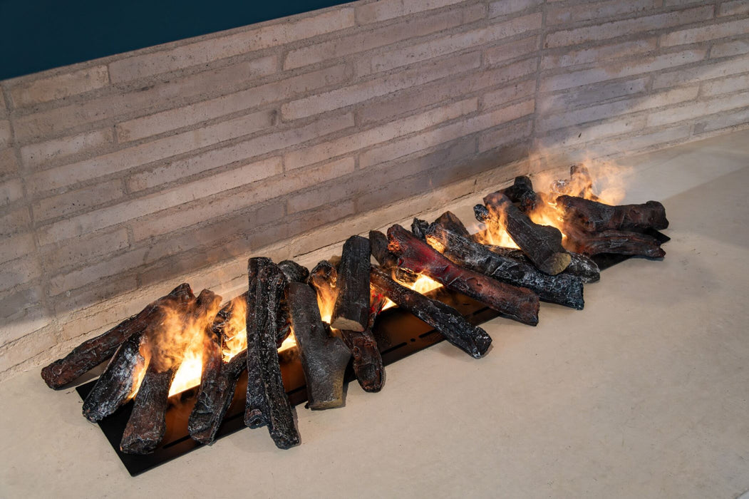 Chimenea de vapor de agua 3D Mercury de 40 pulgadas de Litedeer Homes con aplicación Smart Fireplace, llama multicolor y control remoto (modelos: VEW40A o VEW40M)