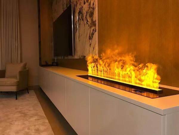 Litedeer Homes Mercury 60-inch 3D Water Vapor Fireplace with Smart Fireplace App, Multi-colour Flame, Remote Control (Model: VEW60A or VEW60M) - Litedeer Homes