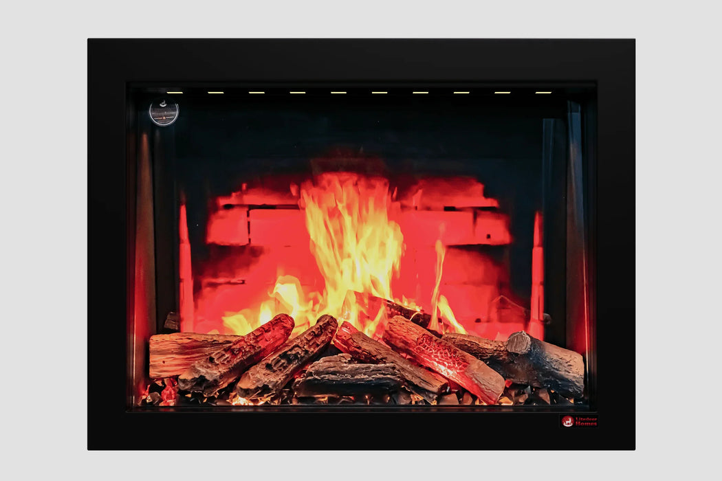 🔥 2025 New LiteStar ZEF32A – 32-inch Smart Electric Fireplace Insert Multi-Flame Style | Breathing Logs | Smart App | 5 Unique Flame Colors | Adjustable Crackling Sounds🔥