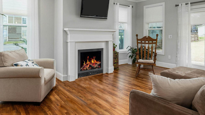 🔥 2025 New LiteStar ZEF35X – 35-inch Smart Electric Fireplace Insert 🔥 Multi-Flame Style | Breathing Logs | Smart App | 5 Unique Flame Colors | Adjustable Crackling Sounds - Litedeer Homes