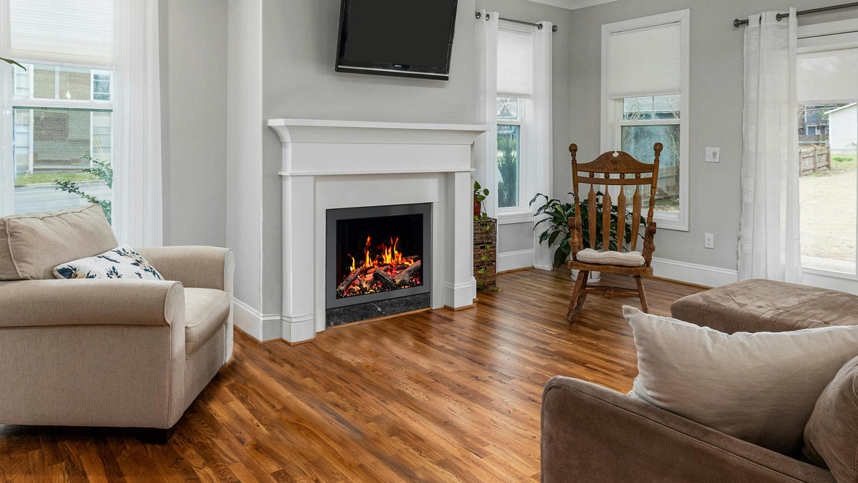 🔥 2025 New LiteStar ZEF35A – 35-inch Smart Electric Fireplace Insert 🔥 Multi-Flame Style | Breathing Logs | Smart App | 5 Unique Flame Colors | Adjustable Crackling Sounds