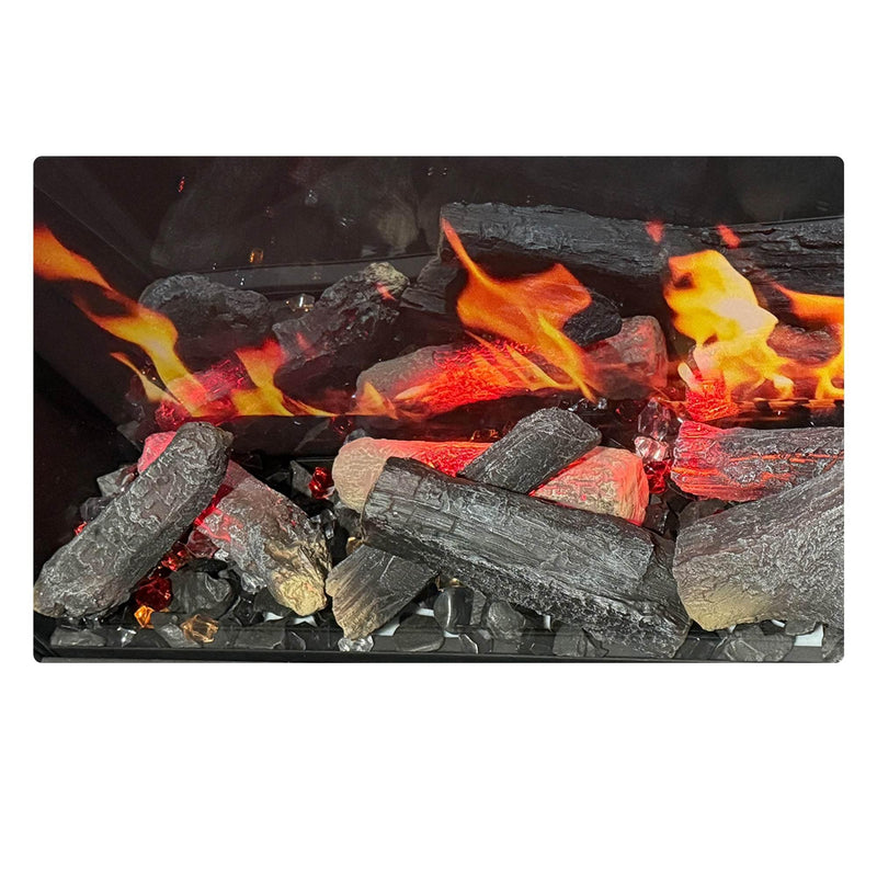 🔥 2025 New LiteStar ZEF35X – 35-inch Smart Electric Fireplace Insert 🔥 Multi-Flame Style | Breathing Logs | Smart App | 5 Unique Flame Colors | Adjustable Crackling Sounds - Litedeer Homes
