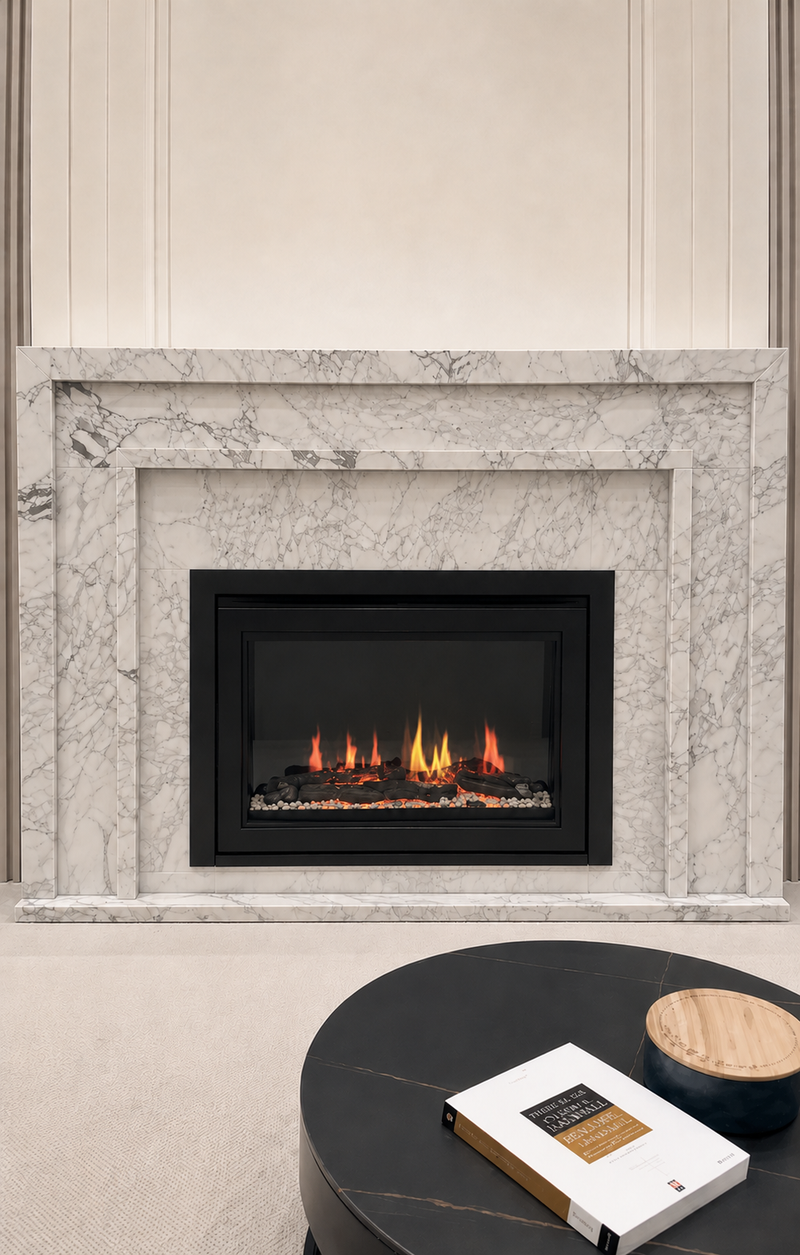 Litestar 38" Smart Electric Fireplace Insert  Model: ZEF38VC