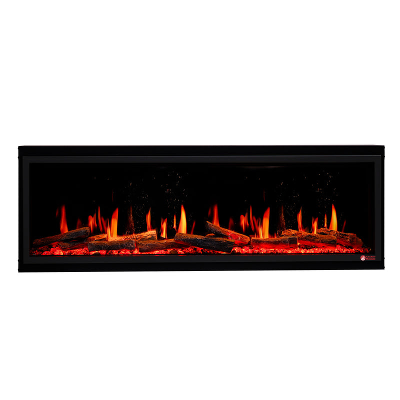 2025 New Litedeer Homes Latitude 55" Smart Electric Fireplace with Reflective Amber Glass - ZEF55VA
