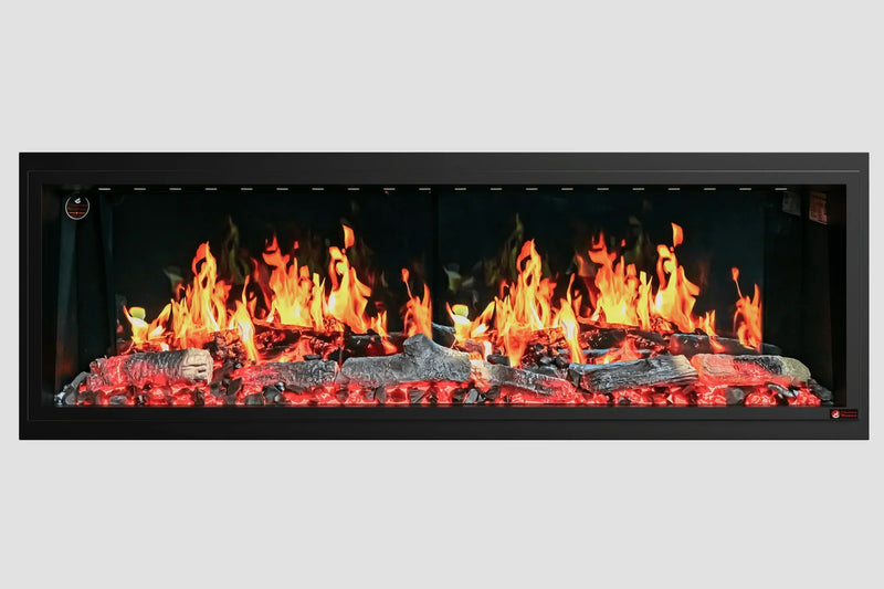 2025 New Litedeer Homes Latitude II 58-inch Wall Mount Smart Electric Fireplace with Multi-flame, Crackling Sounds - ZEF58V - Litedeer Homes