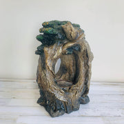 Artsy Tree Waterfall Tabletop Fountain (Waterfall Wonder Indoor Relaxing Fountain Tree of Life Tabletop Water Feature - Litedeer Homes