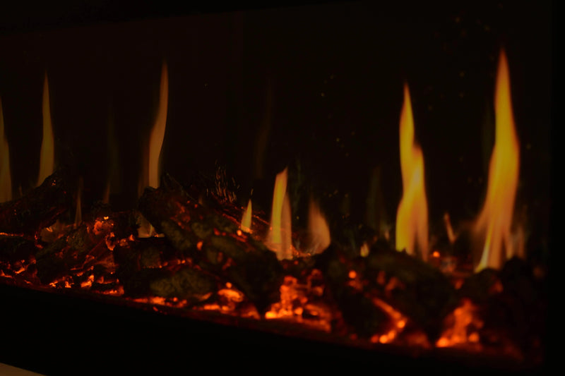 Litedeer Homes Aimée 40-Inch Smart Electric Fireplace with App Crackling Sounds 5 Unique Flame (Model: ZEF40L) - Litedeer Homes