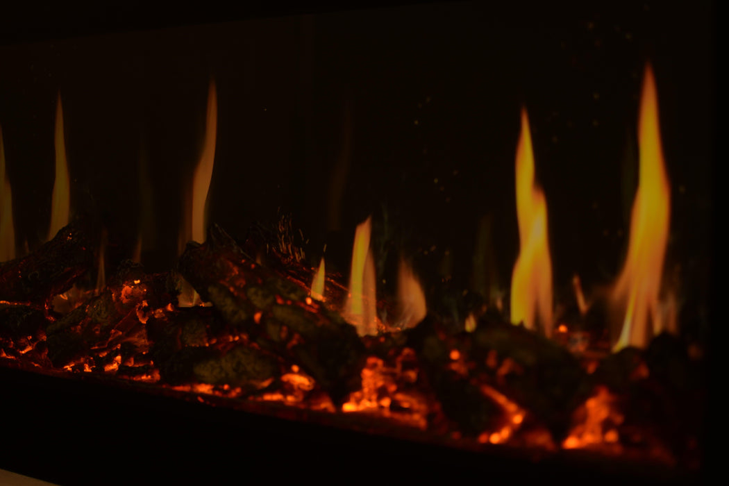 LiteStar II 40" Smart Electric Fireplace Insert (Black) - Litedeer Homes