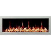 Litedeer Homes Gloria II 58" Smart Electric Fireplace with App Diamond-like Crystal - ZEF58VCW, White - Litedeer Homes
