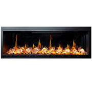 2025 New Litedeer Homes Latitude 45-inch Ultra-Slim Smart Electric Fireplace with 1-inch Trim, Multi-Flame LED, Crushed Ice Rocks, WiFi/App-Control, Flush/Recessed/Wall-Mounted (Model: ZEF45XC) - Litedeer Homes