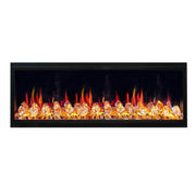 2025 New Litedeer Homes Latitude 55 inch Built-in Smart Electric Fireplace with Crackling Sounds, Diamond-like Crystal - ZEF55VC - Litedeer Homes