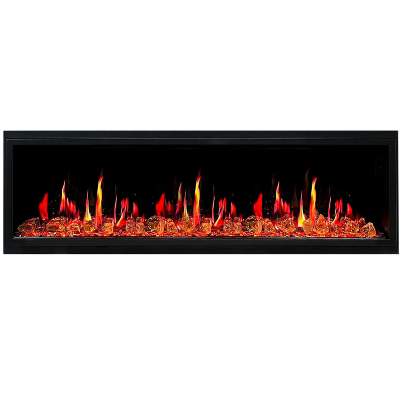 Litedeer Homes Latitude 65" Smart Electric Fireplace with crackling sounds - ZEF65XA - Litedeer Homes