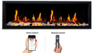Litedeer Homes Latitude 65" Smart Electric Fireplace with App Driftwood Log & River Rock - ZEF65X - Litedeer Homes