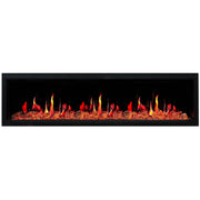Litedeer Homes Latitude 75-inch Built-in Electric Fireplace with Wifi, Fireplace App, 5 Unique Flame -ZEF75VA - Litedeer Homes