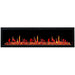 Latitude 75" Smart Built-in Electric Fireplace with Ember Glass Crackling Sounds - ZEF75VA - Litedeer Homes