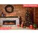 Litedeer Homes Latitude II 58" Smart Wall Mounted Electric Fireplace with APP Reflective Amber Glass - ZEF58VA Media 