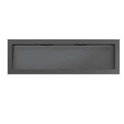 Litedeer Homes Latitude II 78" Fireplace Insert Trim Frame (Black) front view