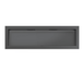 Litedeer Homes Latitude II 78" Fireplace Insert Trim Frame (Black) front view