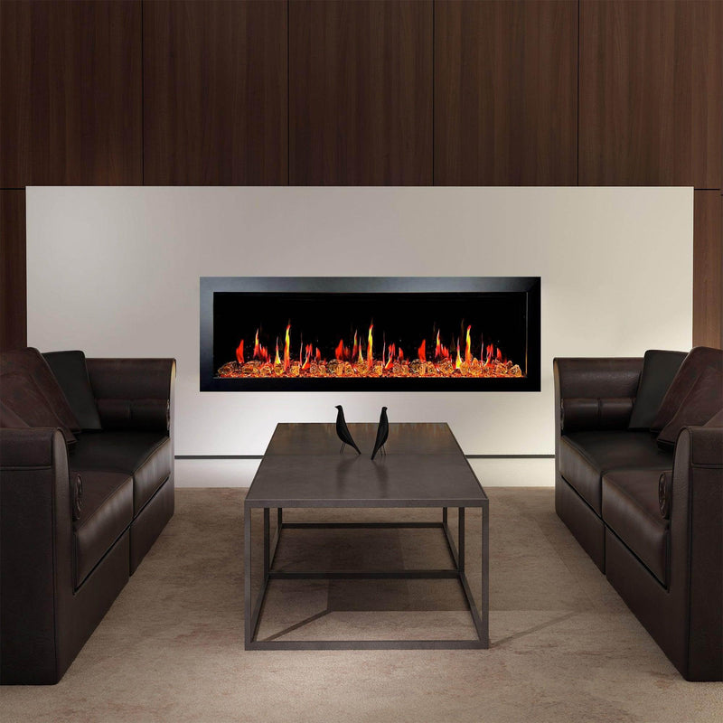 2025 New Litedeer Homes Latitude II 78 inch Wifi Smart Electric Fireplace with crackling - ZEF78VA - Litedeer Homes