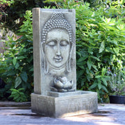 Litedeer Indoor Outdoor XL Large Buddha Water Fountain with LED Light -DGF-161056 32 inch Tall Fountain - Litedeer Homes