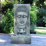 Litedeer Indoor Outdoor XL Large Buddha Water Fountain with LED Light -DGF-161056 32 inch Tall Fountain - Litedeer Homes