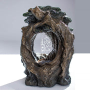 Artsy Tree Waterfall Tabletop Fountain (Waterfall Wonder Indoor Relaxing Fountain Tree of Life Tabletop Water Feature - Litedeer Homes