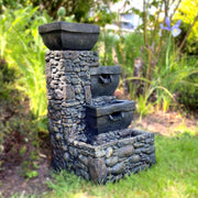 Litedeer Labyrinth Indoor Outdoor Water Fountain - DGF-161144 20-in Tall Grey - Litedeer Homes