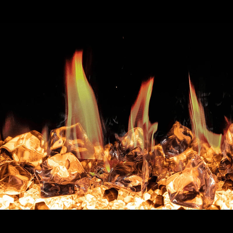 Litedeer Mercury Crystal Decor Media for 65" Large Fireplace