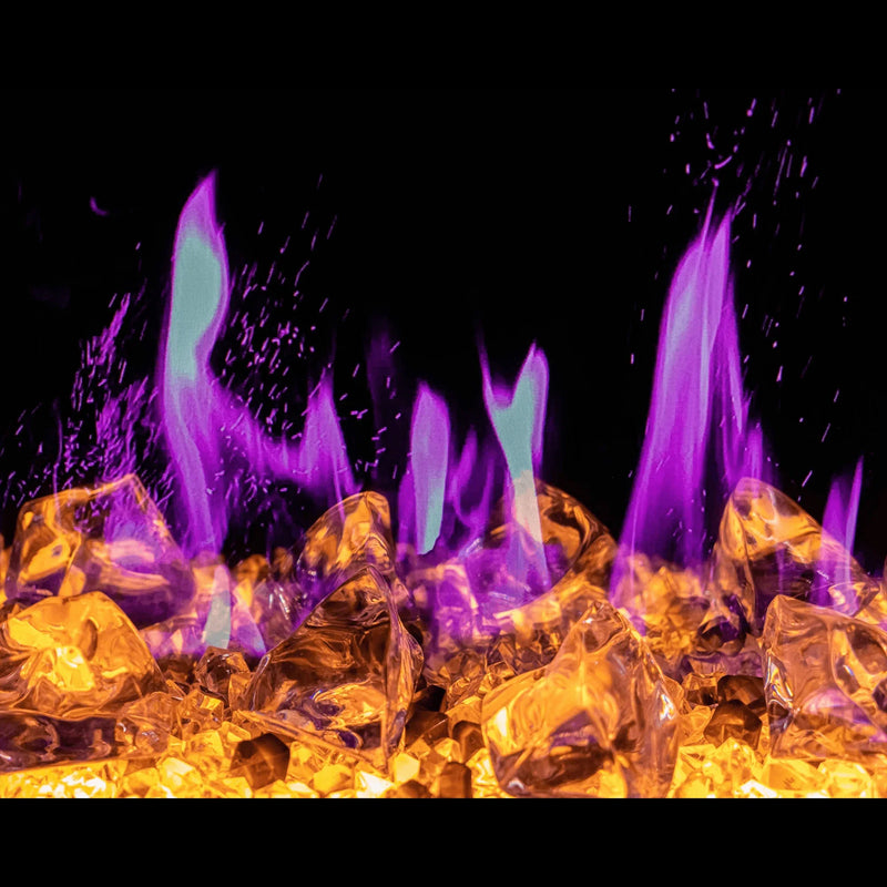 Litedeer Mercury Crystal Decor Media Kit for Latitude 45" Smart Electric Fireplace ZEF45X - Litedeer Homes