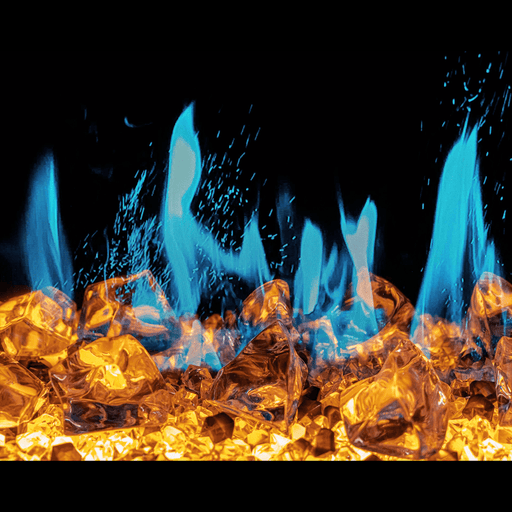 Litedeer Mercury Crystal Decor Media Kit for LiteStar 30" Small Electric Fireplace Insert Media 