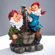 Litedeer 6 Tiered Cascading Stone Water Fountain with LED Lights and Auto-pump - DGF-173012 - Litedeer Homes