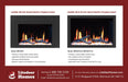 LiteStar 33" Smart Electric Fireplace Insert with App Diamond-like Crystal (ZEF38VC-33C) - Litedeer Homes